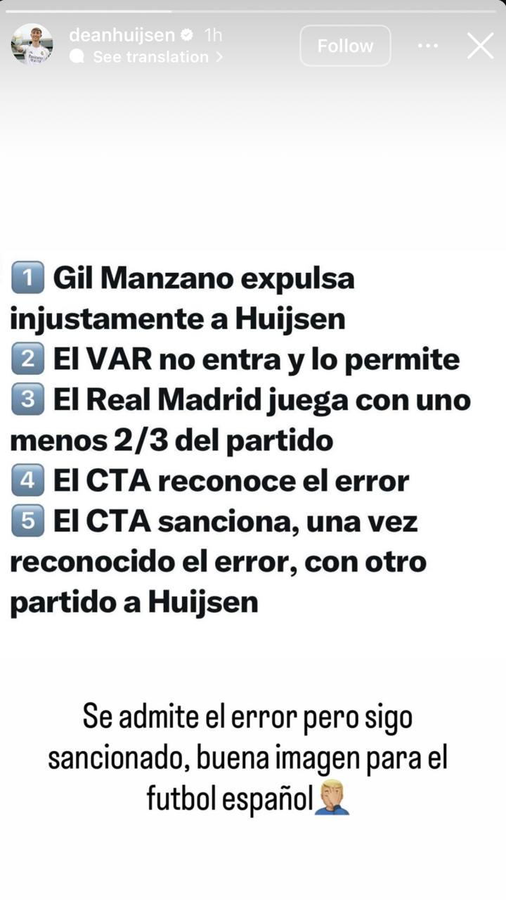 deanhuijsen-realmadrid_2025-09-18_23-17-09 استوری دین هاوسن در اینستاگرام - بازیکن رئال مادرید
