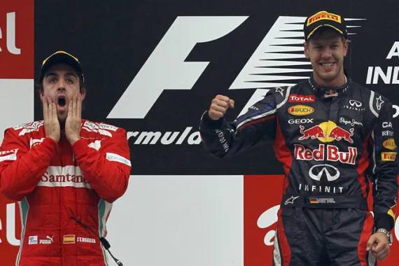 سباستین فتل، ردبول - فرناندو آلونسو، فراری - فرمول یک ۲۰۱۲