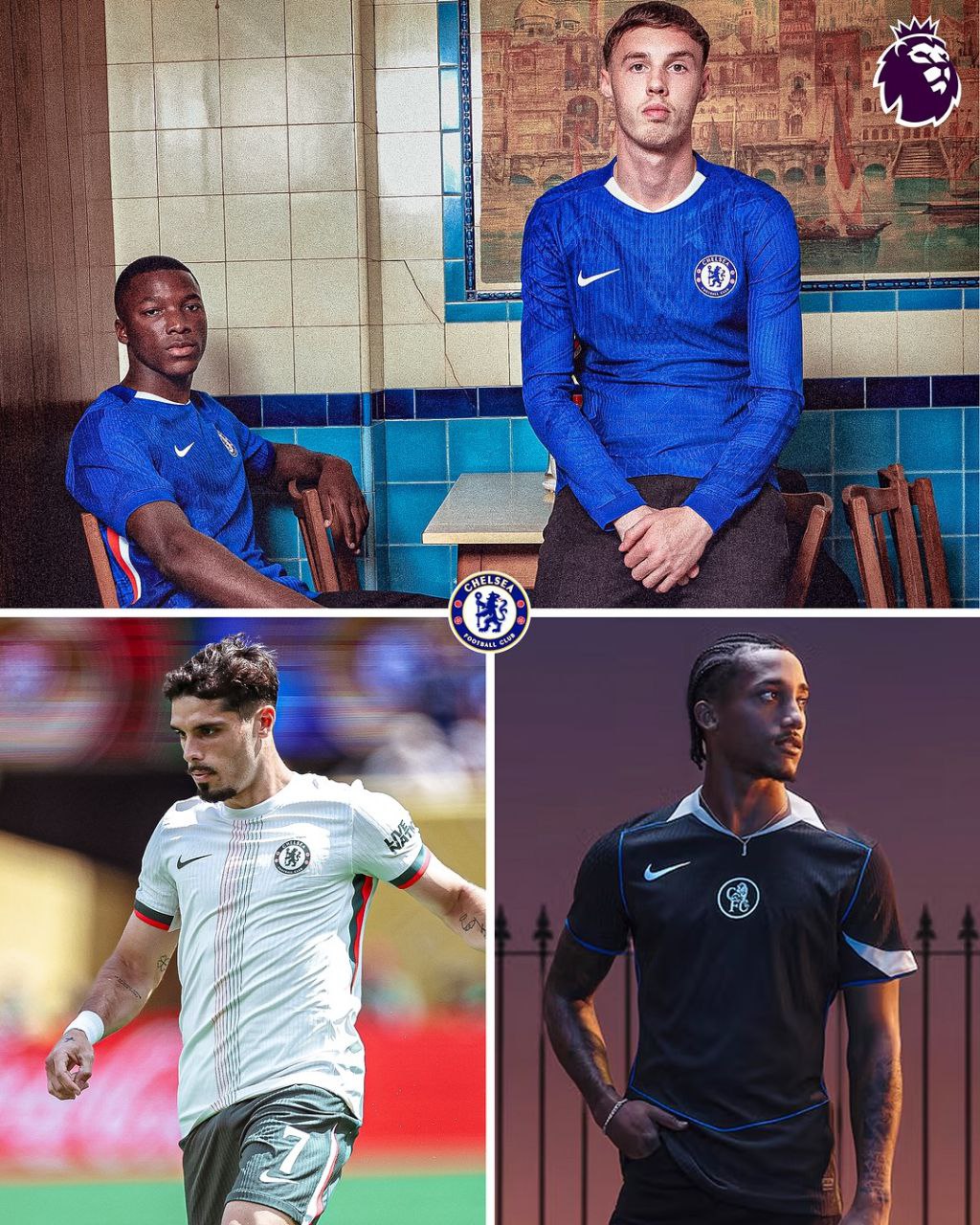 پیراهن اول تا سوم چلسی برای فصل ۲۶-۲۰۲۵