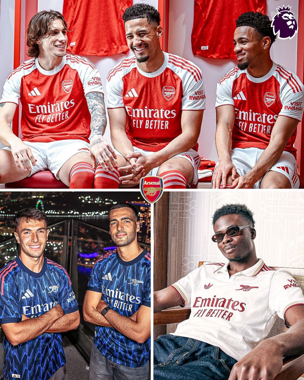 پیراهن اول تا سوم آرسنال برای فصل ۲۶-۲۰۲۵