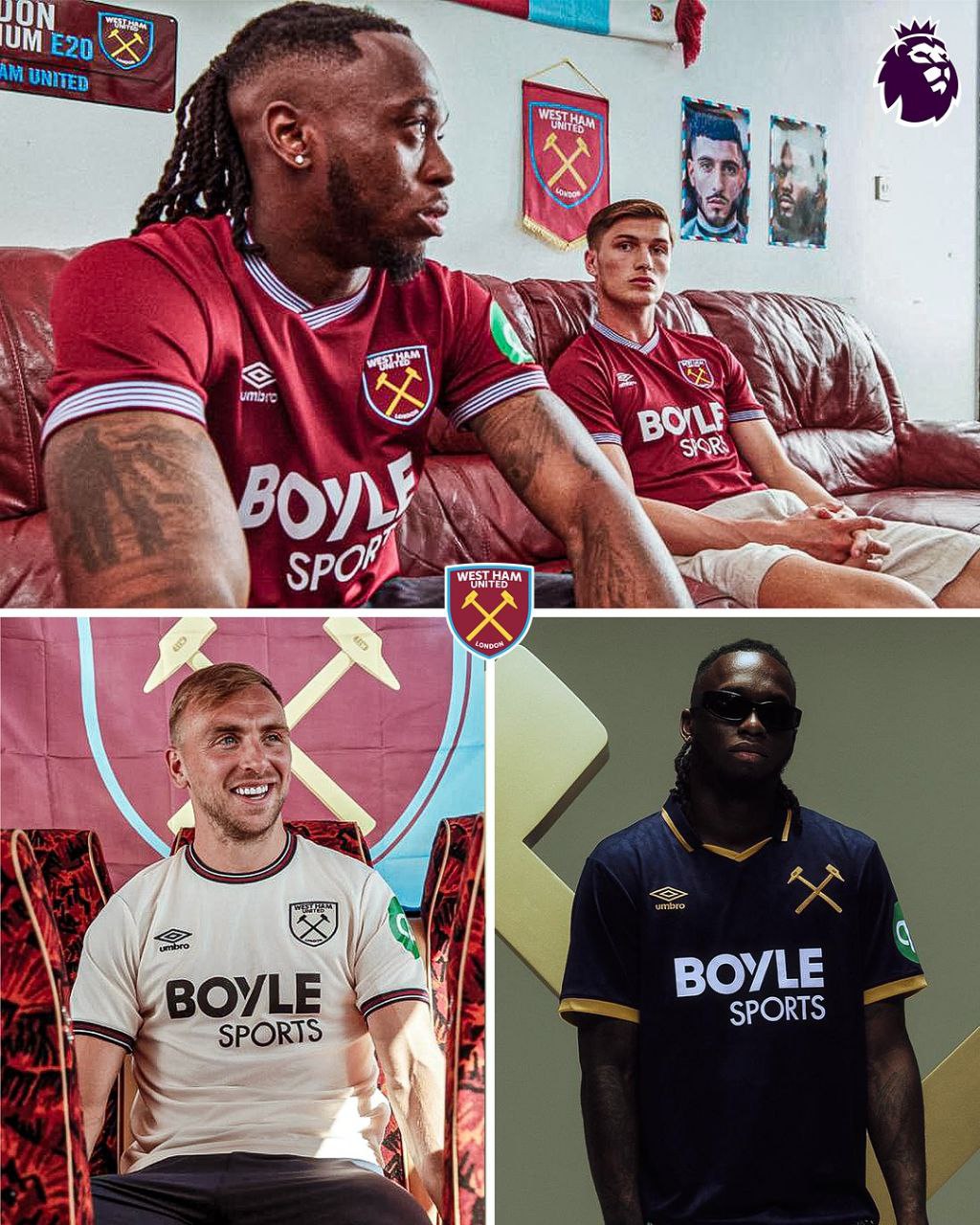 پیراهن اول تا سوم وست هم برای فصل ۲۶-۲۰۲۵