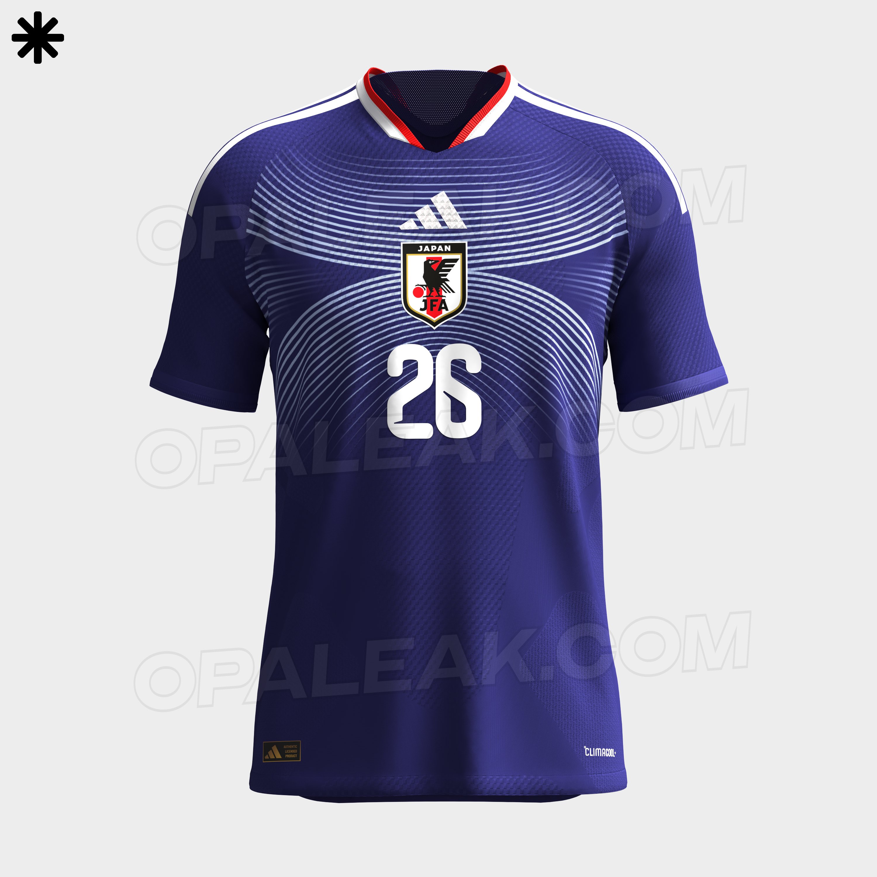 پیراهن تیم ملی ژاپن در جام جهانی ۲۰۲۶