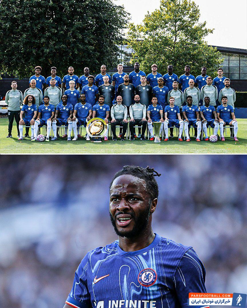 غیبت رحیم استرلینگ از عکس تیمی چلسی برای فصل 2025/2026