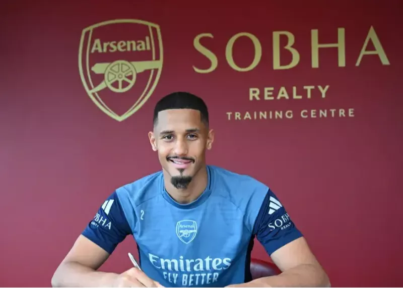تمدید قرارداد سالیبا با آرسنال تا سال 2030
