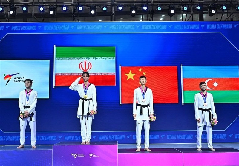 1404080715334144634512724 تکواندو , تکواندو ایران , مسابقات جهانی تکواندو , ابوالفضل زندی ,