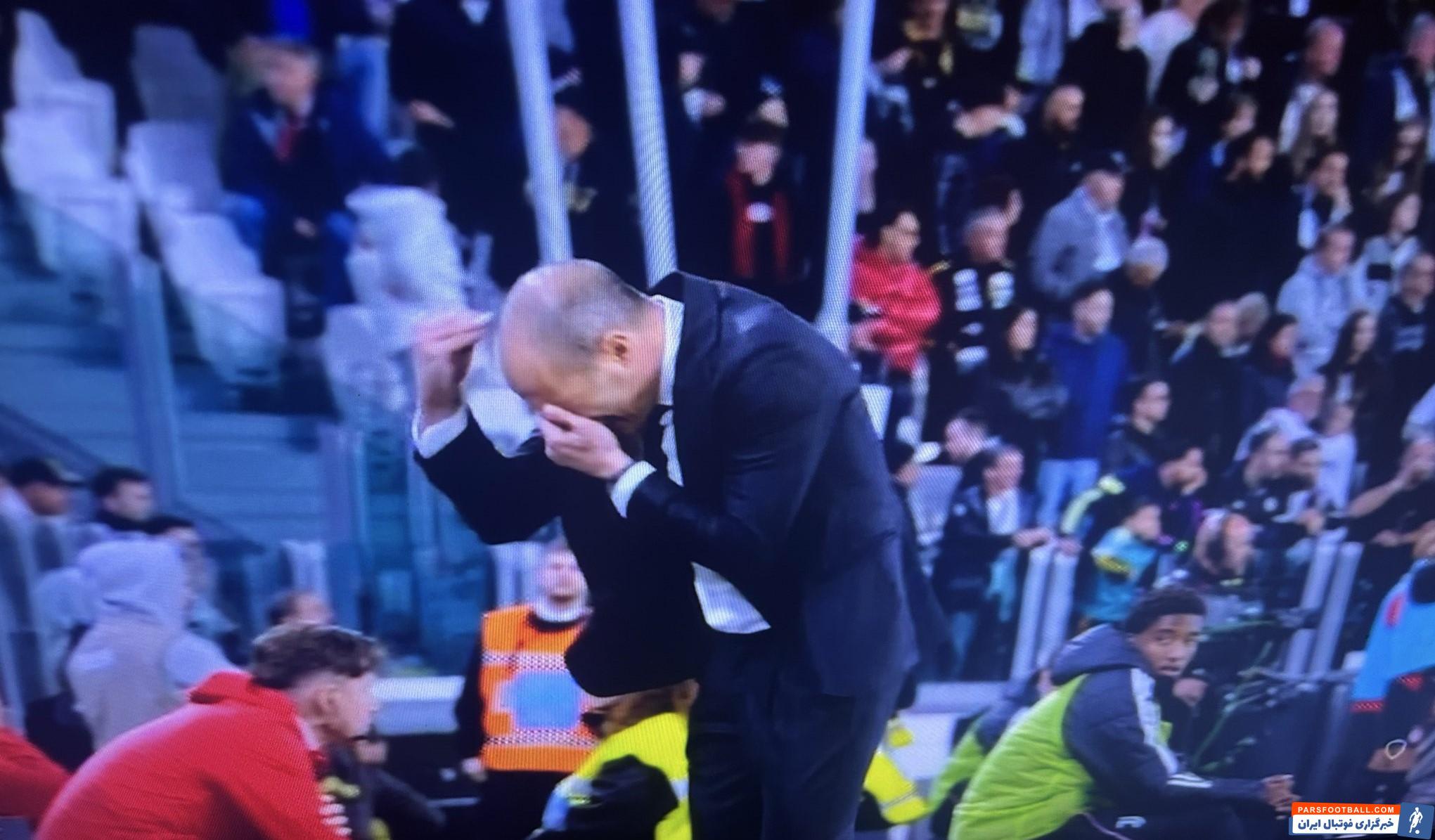 عصبانیت شدید آلگری سرمربی میلان پس از فرصت سوزی لیائو برابر یوونتوس