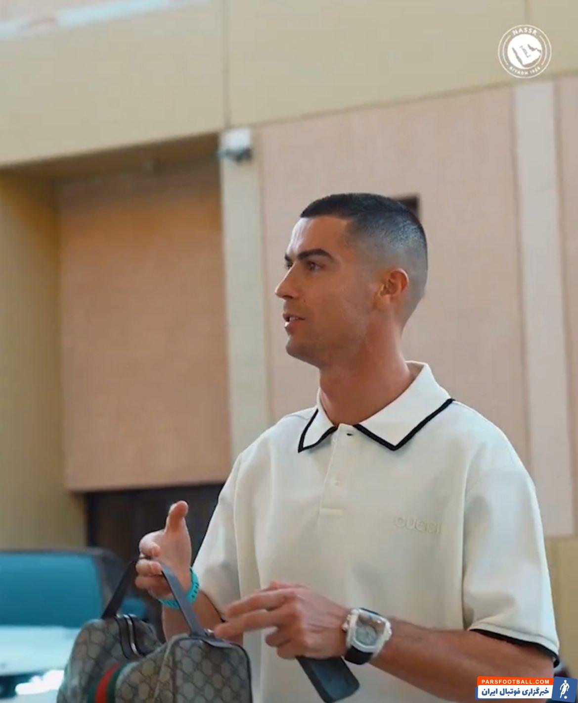 تصویری از مدل موی جدید کریستیانو رونالدو ستاره النصر