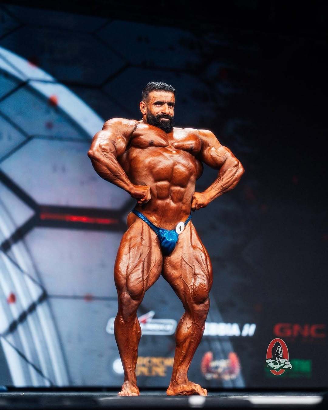 تصاویر رسمی هادی چوپان روی استیج مسترالمپیا تصاویر رسمی هادی چوپان روی استیج مسترالمپیا