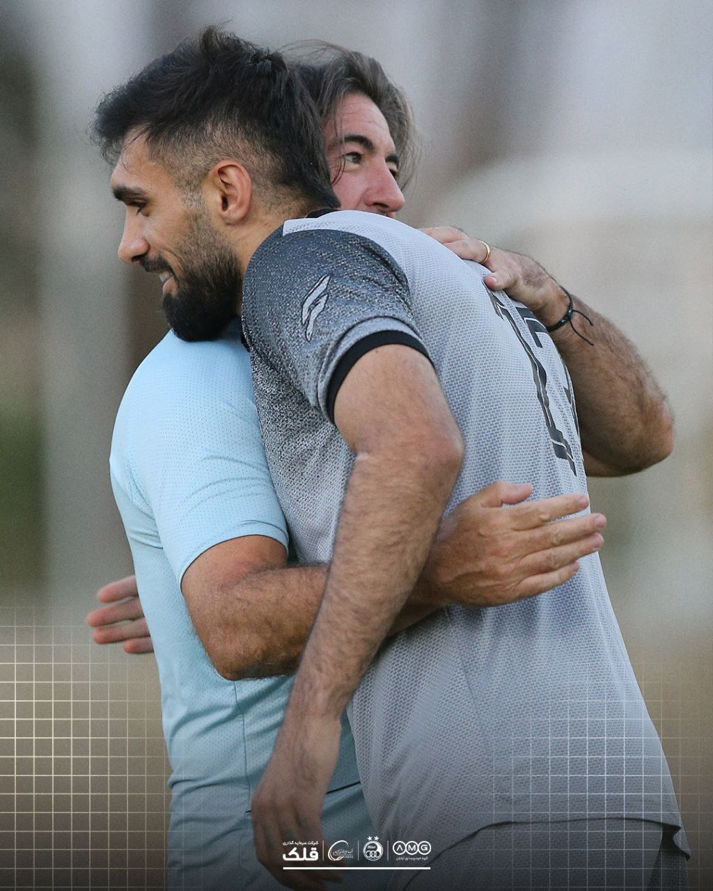 عکس: آشتی‌ در تمرین استقلال، عارف در آغوش ساپینتو