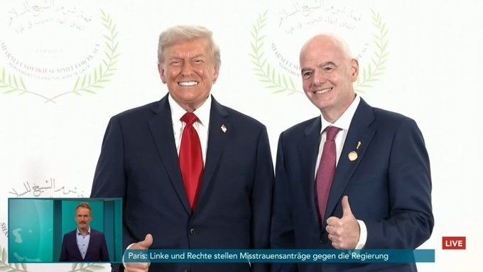 حضور سوال برانگیز اینفانتینو در نشست شرم الشیخ