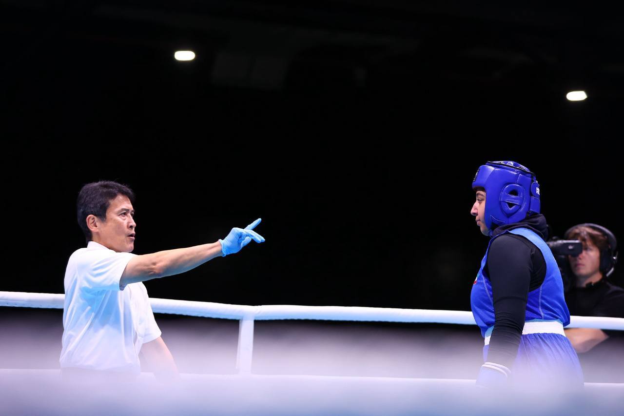 نخستین مدال تاریخ بوکس بانوان ایران + عکس نخستین مدال تاریخ بوکس بانوان ایران + عکس