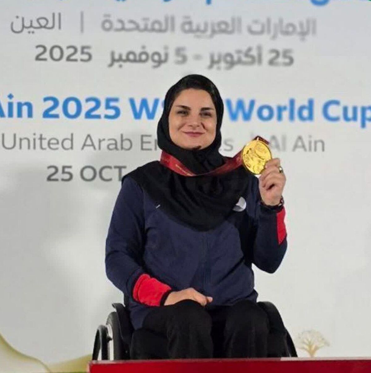 2144995_764-1 مدال طلای بانوی تیرانداز در جام جهانی پاراتیراندازی