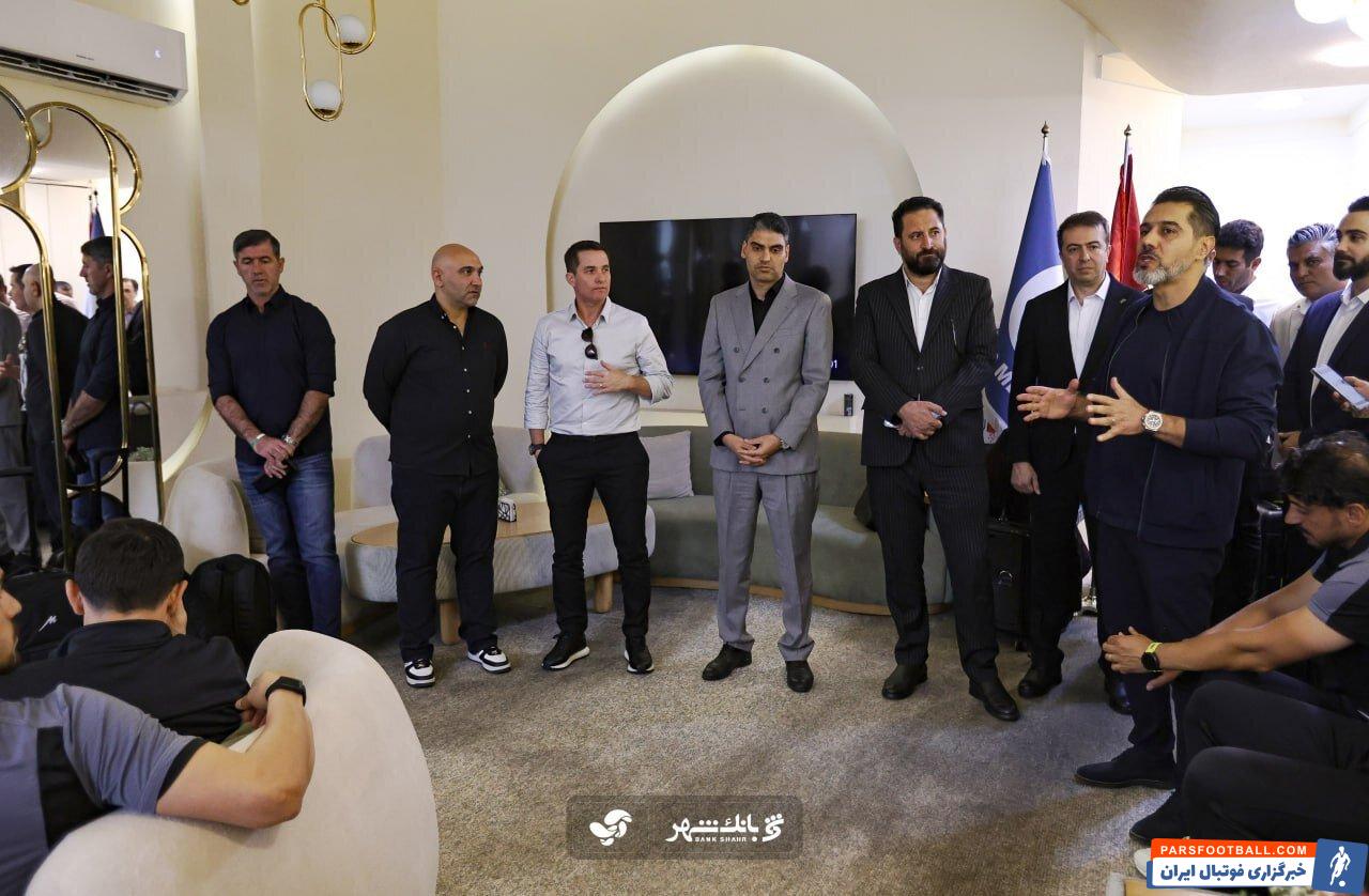مراسم معارفه اوسمار ویرا به عنوان سرمربی جدید پرسپولیس پیش از سفر به تبریز