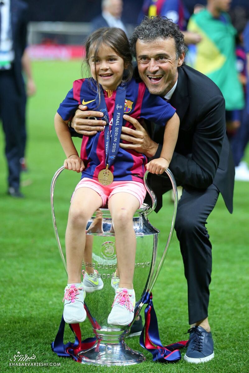 406299 لوئیس انریکه و دخترش زانا