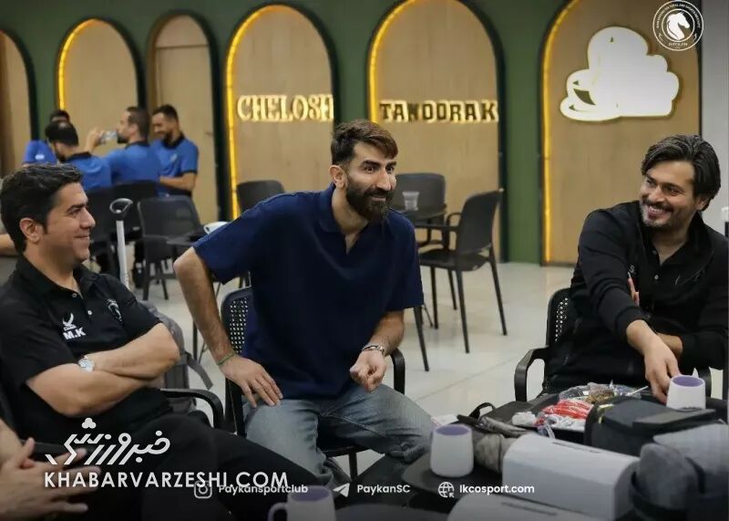 406306 دیدار بازیکنان پیکان و بیرانوند