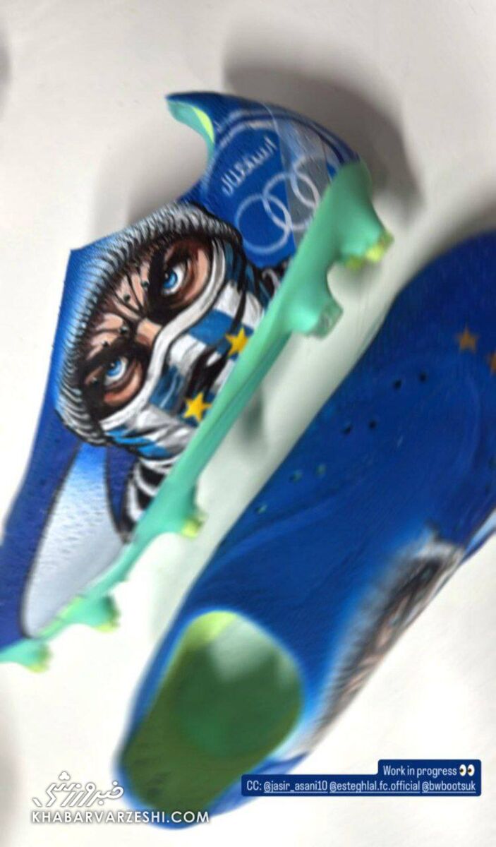 استوک‌های جدید یاسر آسانی با تیفوی استقلالی‌ها +عکس