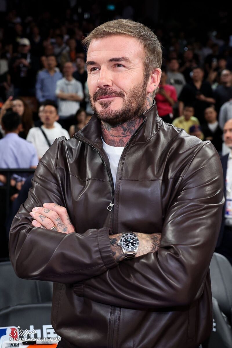 407328 دیوید بکام در رویداد NBA در چین