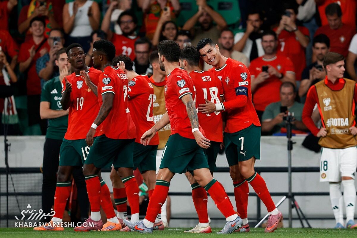 407778-1 رونالدو کولاک کرد، پرتغال قدر ندانست!/ انگلیس و اسپانیا کار سختی برای پیروزی نداشتند