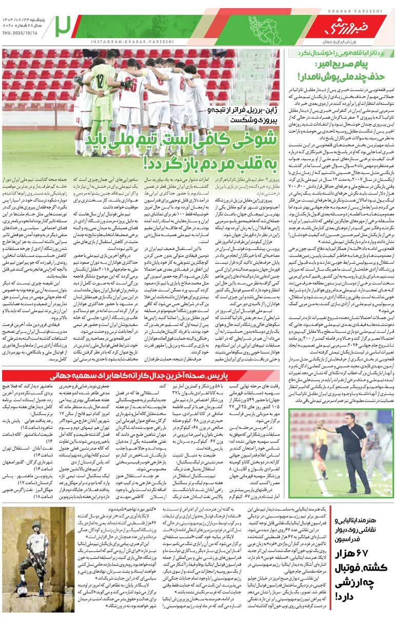 407864 استقلالیها برای ماندن ساپینتو بازی میکنند/ روزنامه خبرورزشی را رایگان بخوانید