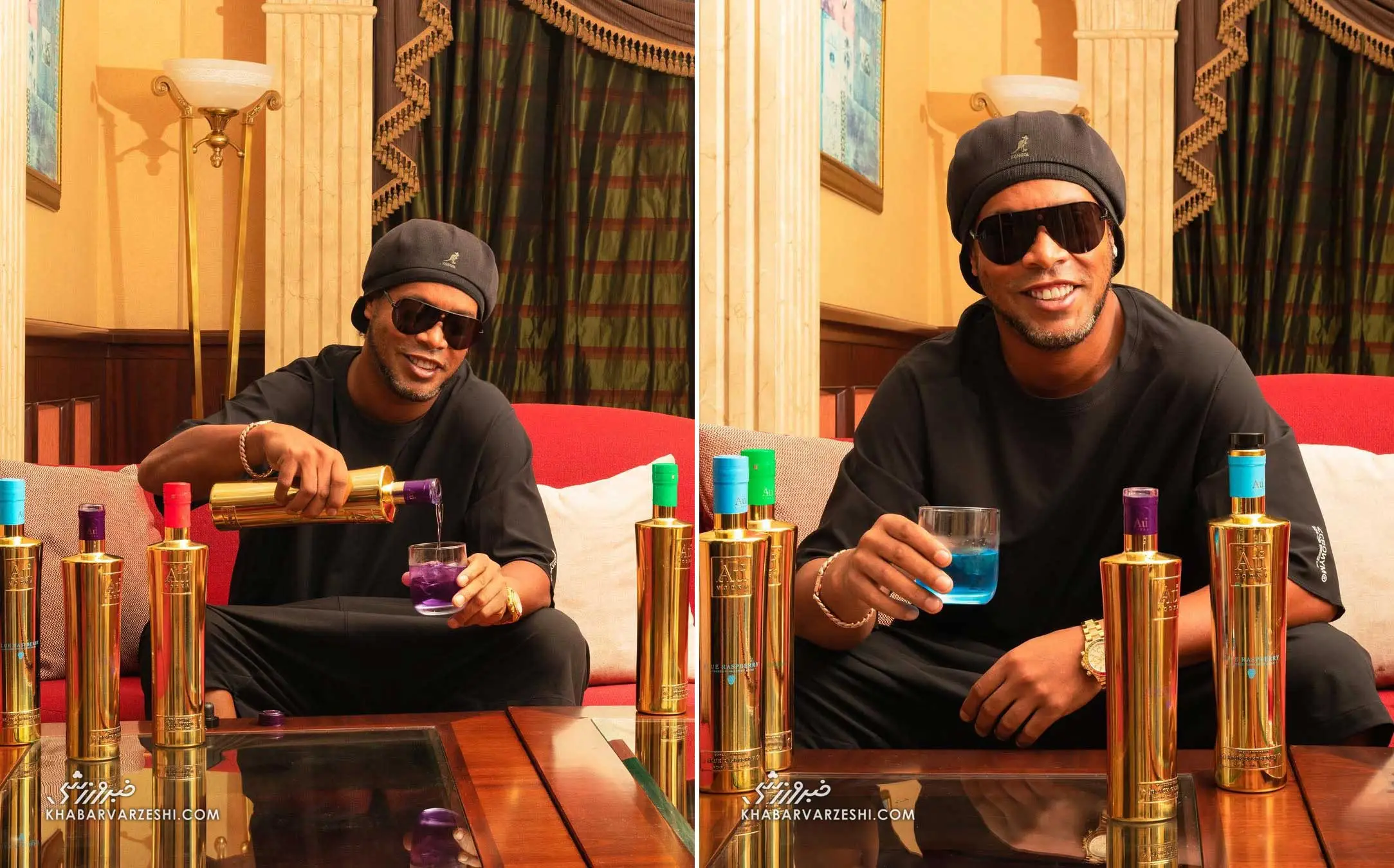 407921 رونالدینیو با ودکا Au Vodka