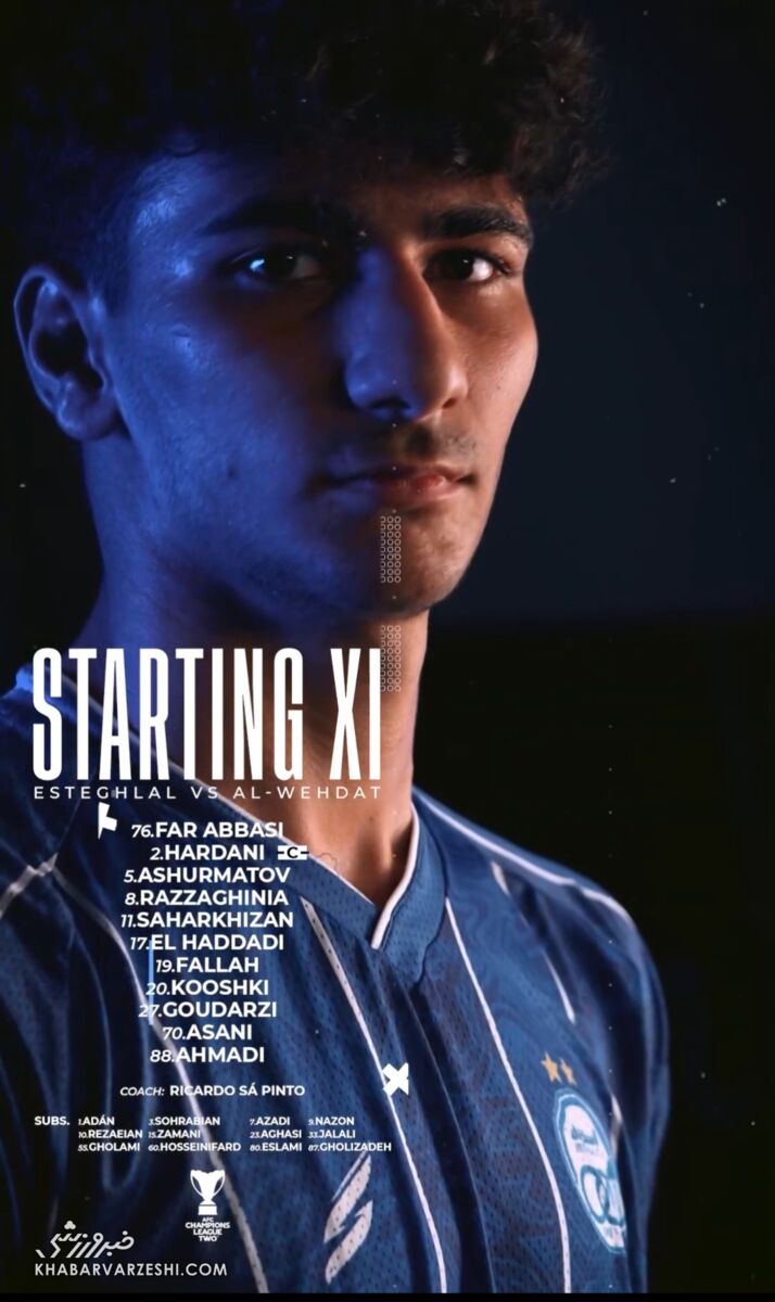 ترکیب استقلال مقابل الوحدات/ چهره هجومی تیم ساپینتو برای اولین پیروزی آسیایی +عکس