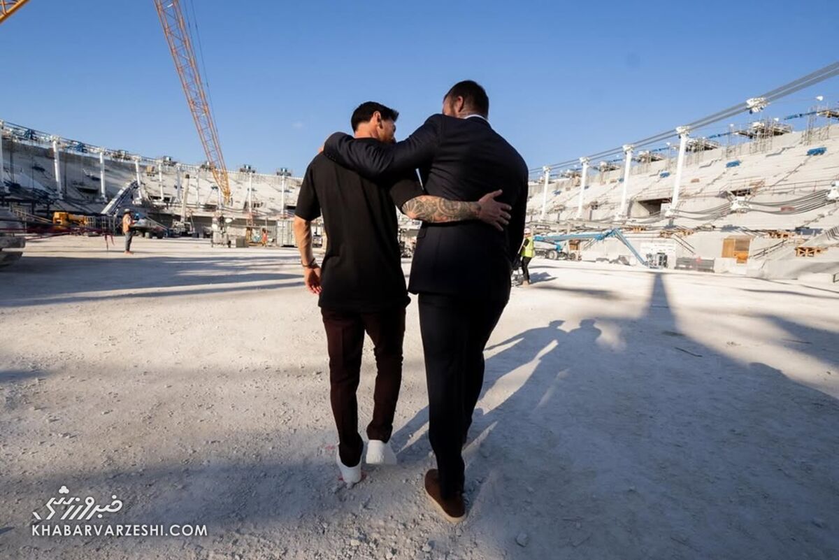 409162 مسی و دیوید بکام در پارک آزادی میامی