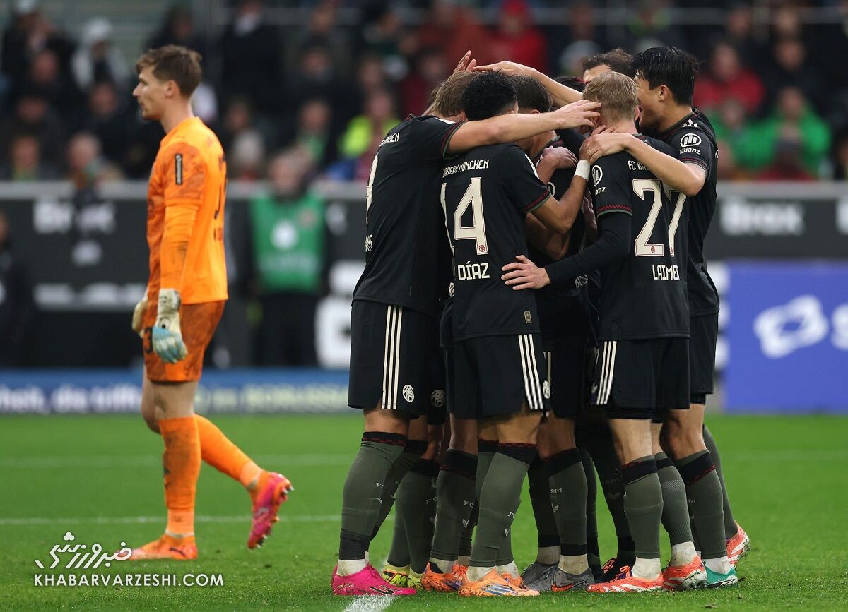 409223 بایرن مونیخ کابوس تمام نشدنی بوندسلیگا/ هشتمین پیروزی متوالی؛ قعرنشین هم قلع و قمع شد!