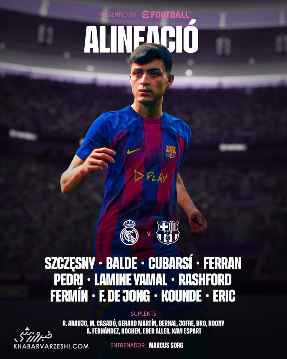 409394 ترکیب بارسلونا مقابل رئال مادرید اعلام شد/ تغییرات فلیک در الکلاسیکو +عکس