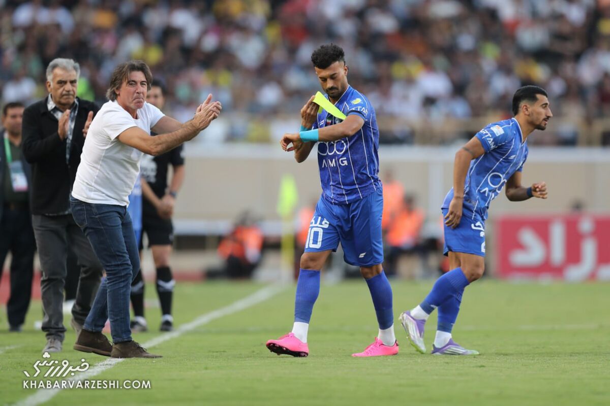 409414 فریم به فریم با عاشقانه رضاییان و ساپینتو/ کار قشنگ رقیب رامین در استقلال؛ واکنش فوری ساپینتو +عکس