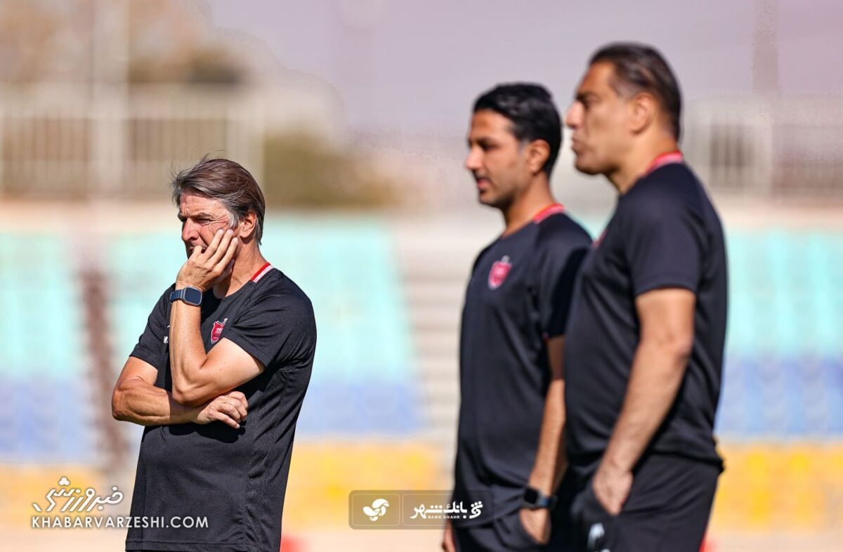 409597 بازگشت نشاط به پرسپولیسیها در غیاب هاشمیان؛ کریم باقری قبل از اوسمار مامور شد +عکس