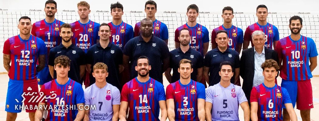 409661 تیم والیبال مردان بارسلونا