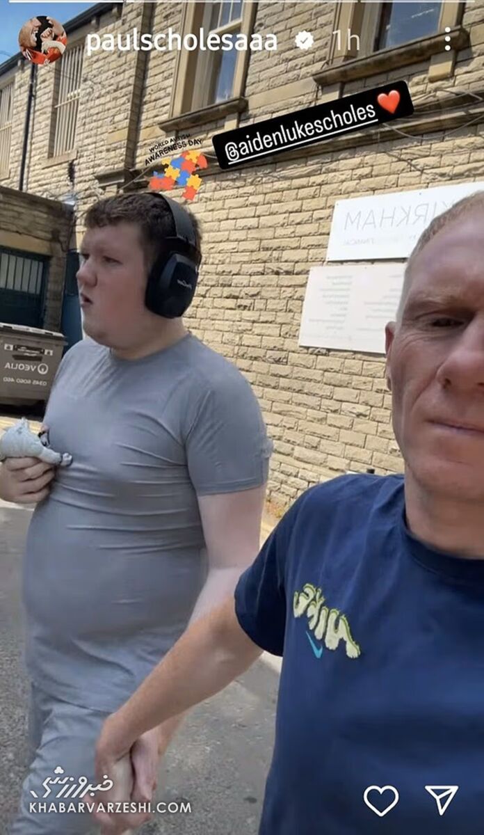 409915 پل اسکولز و پسرش آیدن