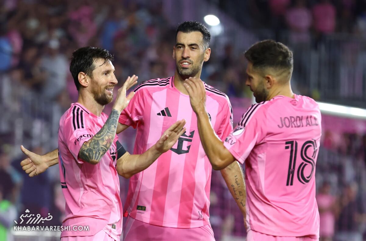 410032 مسی، سرخیو بوسکتس و جوردی آلبا