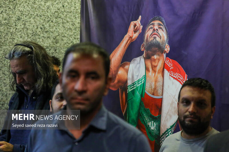 4518769 مراسم تجلیل از قهرمانان تیم ملی کشتی جمهوری اسلامی ایران