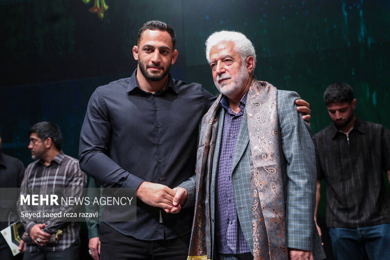 4518781 مراسم تجلیل از قهرمانان تیم ملی کشتی جمهوری اسلامی ایران