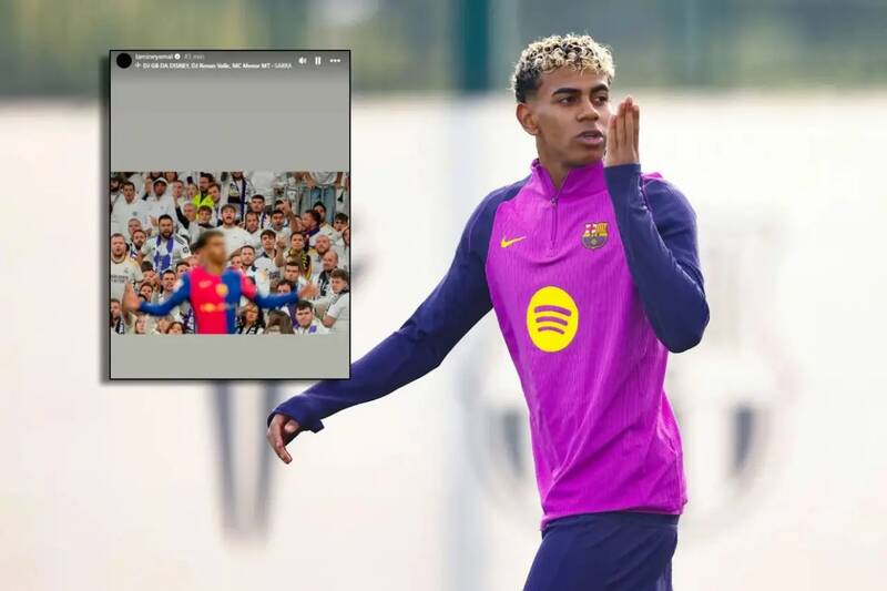 پیام جدید یامال به رئال مادرید پیش از ال‌کلاسیکو (عکس)