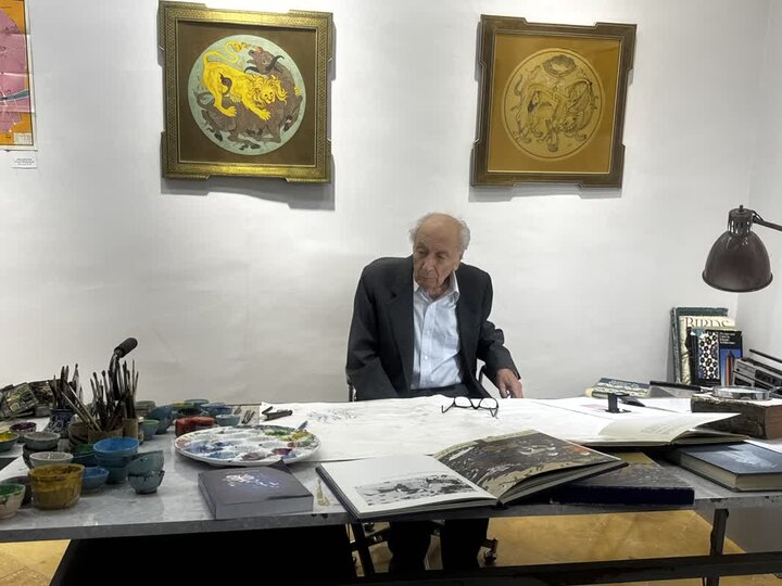 5729192 کتاب «کمال حُسن» با روایت نود سال هنر استاد جزیزاده رونمایی شد