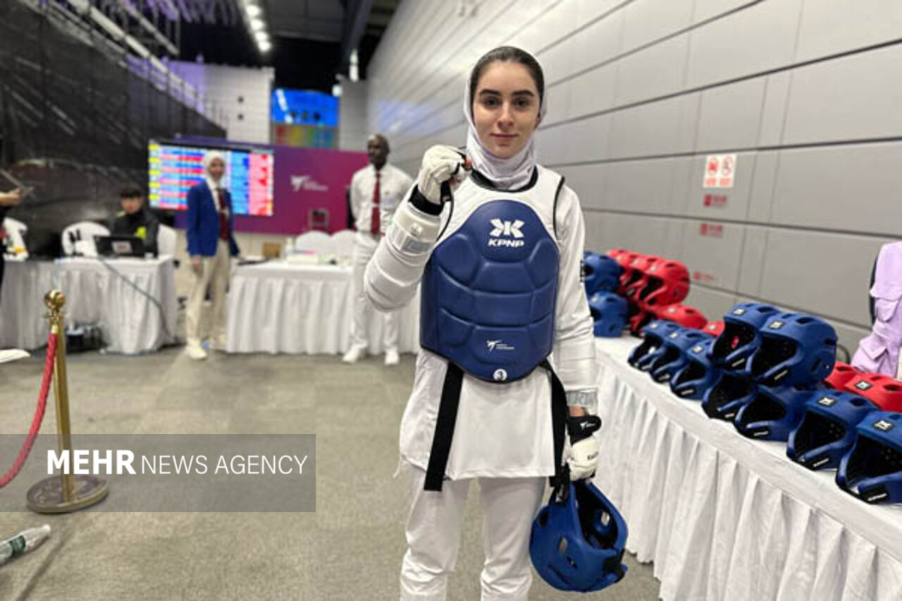 5747218 پیروزی ارزشمند زندی برابر قهرمان تکواندو جهان/ «اساسه» هم حذف شد