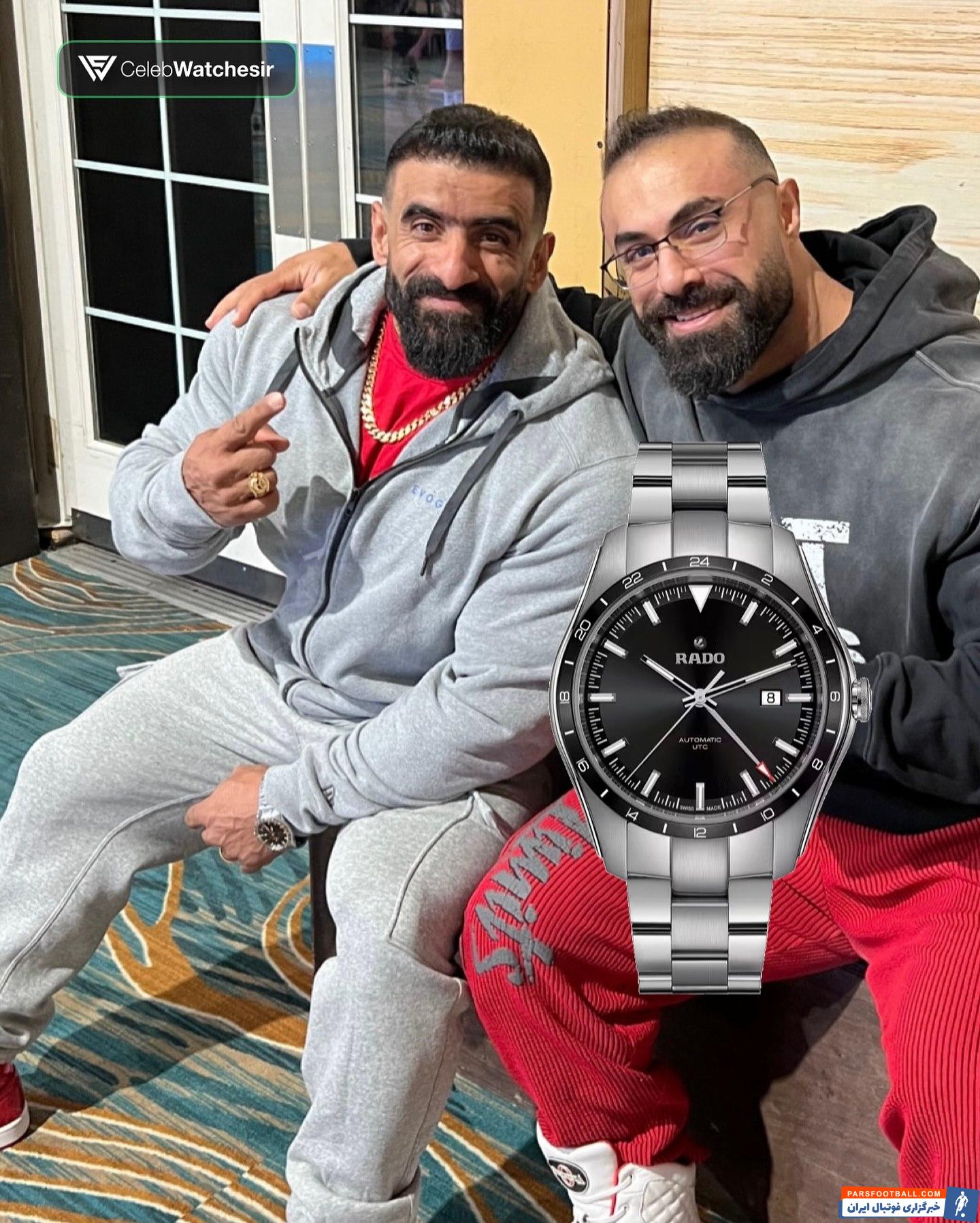 هادی چوپان نایب قهرمان مسترالمپیا با ساعت گران قیمت خود خبرساز شد