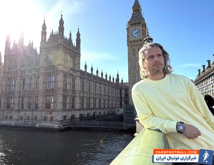 اشپیتیم آرفی پیشکسوت پرسپولیس روزهای آرامی را در لندن سپری می کند