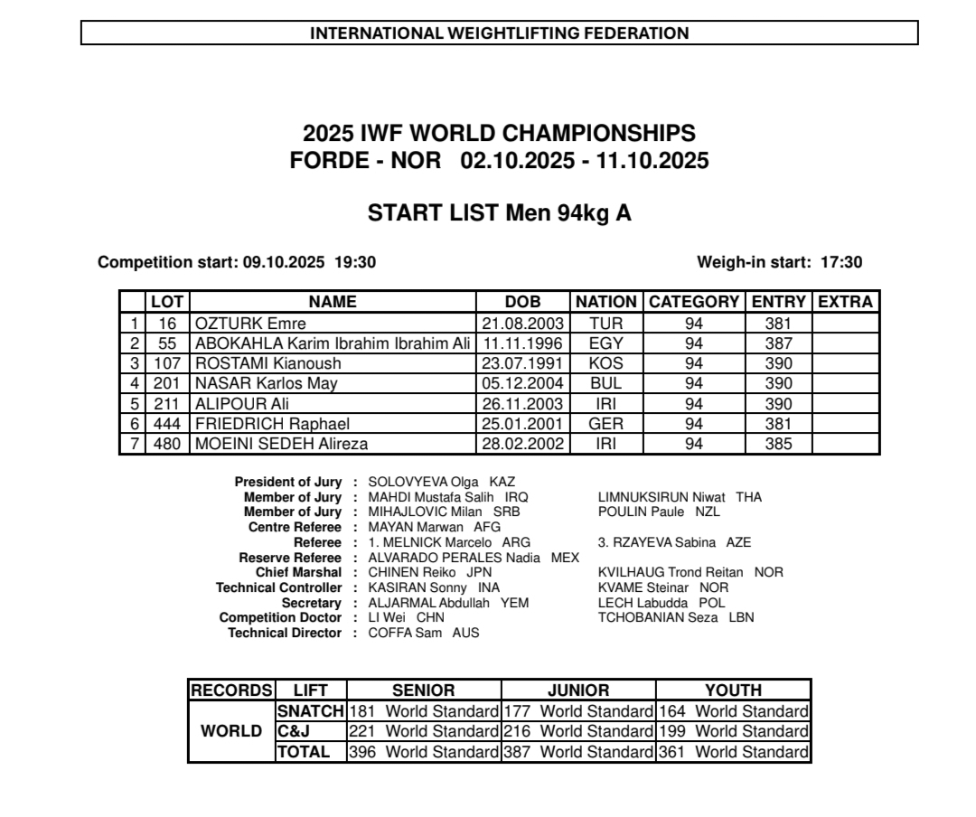 معینی و عالی‌پور روی تخته جهانی/ جدال سنگین ایرانی‌ها با رستمی و ناسار