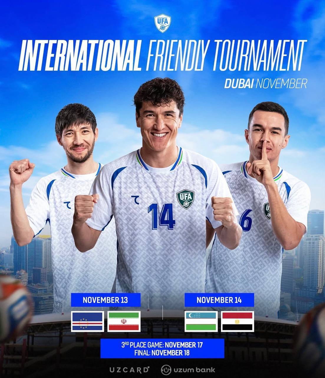 فدراسیون فوتبال ازبکستان تاریخ بازی تیم ملی را لو داد