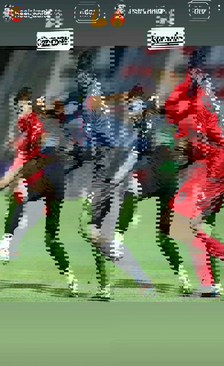 auj2yv5h1 عکس از استوری محمدحسین کنعانی از مهدی ترابی و کشیدن پیراهن