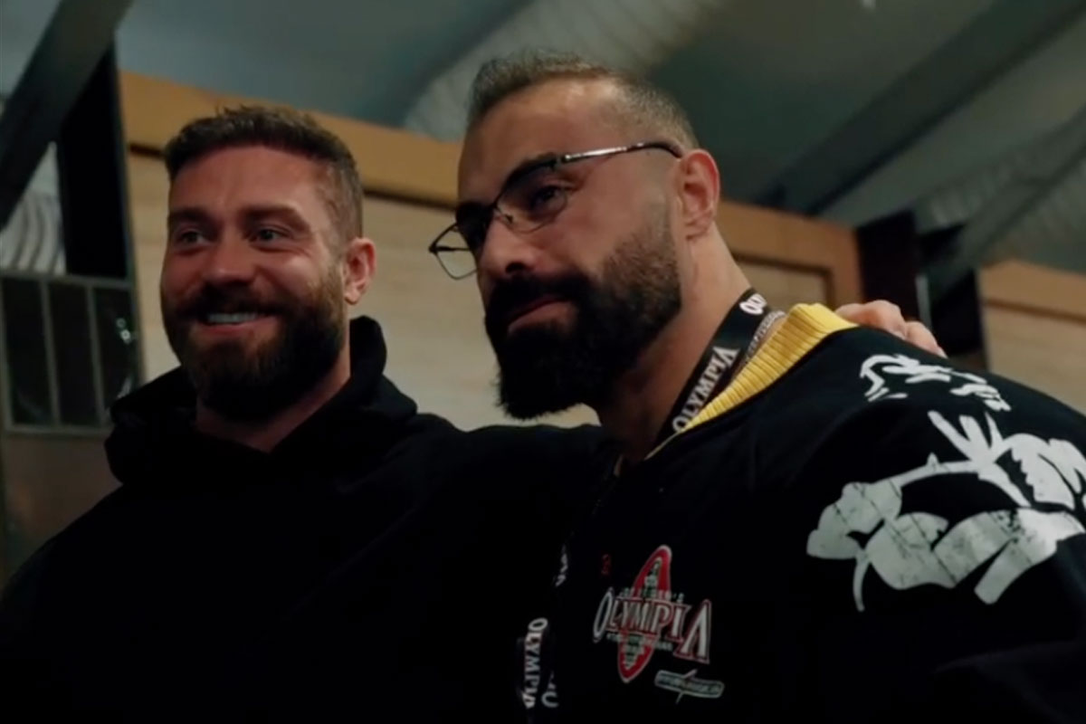 دیدار بهروز تابانی و کریس بامستد پیش از مستر المپیا ۲۰۲۵