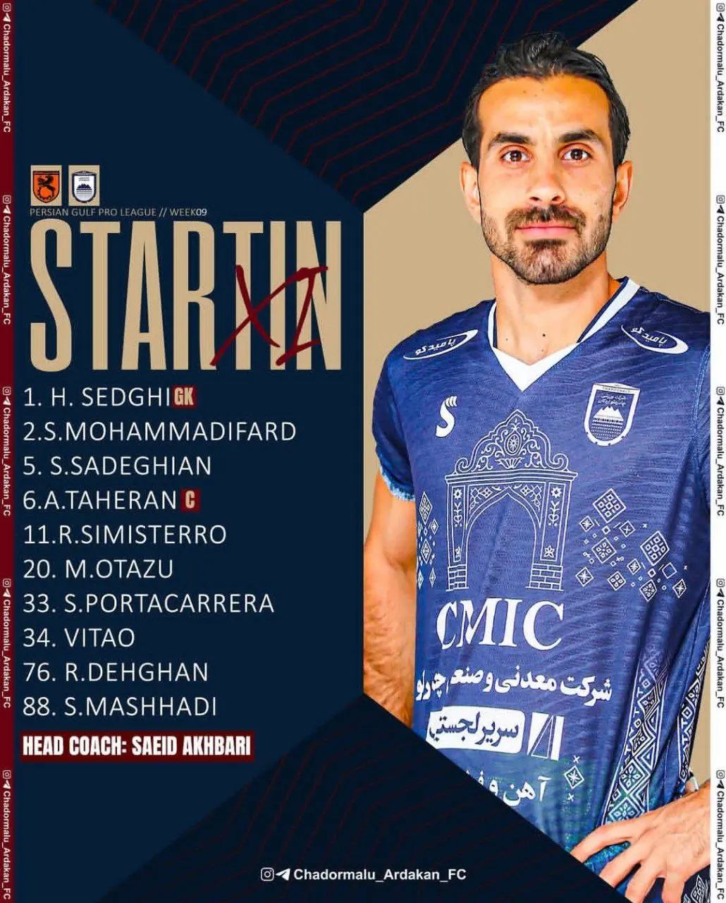 da86d8a7d8afd8b1d985d984d988-1 ترکیب چادرملو مقابل مس رفسنجان مشخص شد