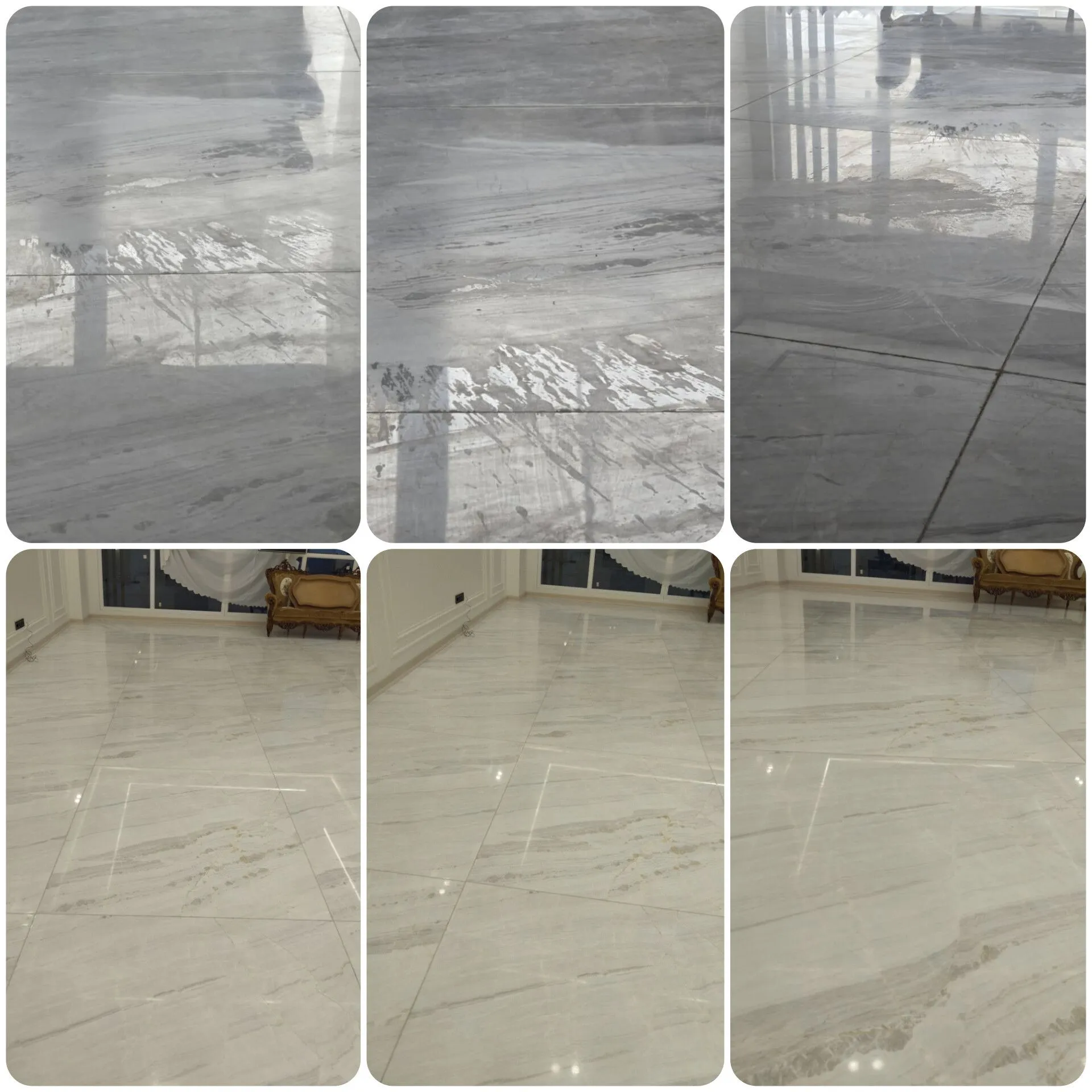 نکات مهم کفسابی برای داشتن سنگ‌های زیبا و درخشان در کفپوش