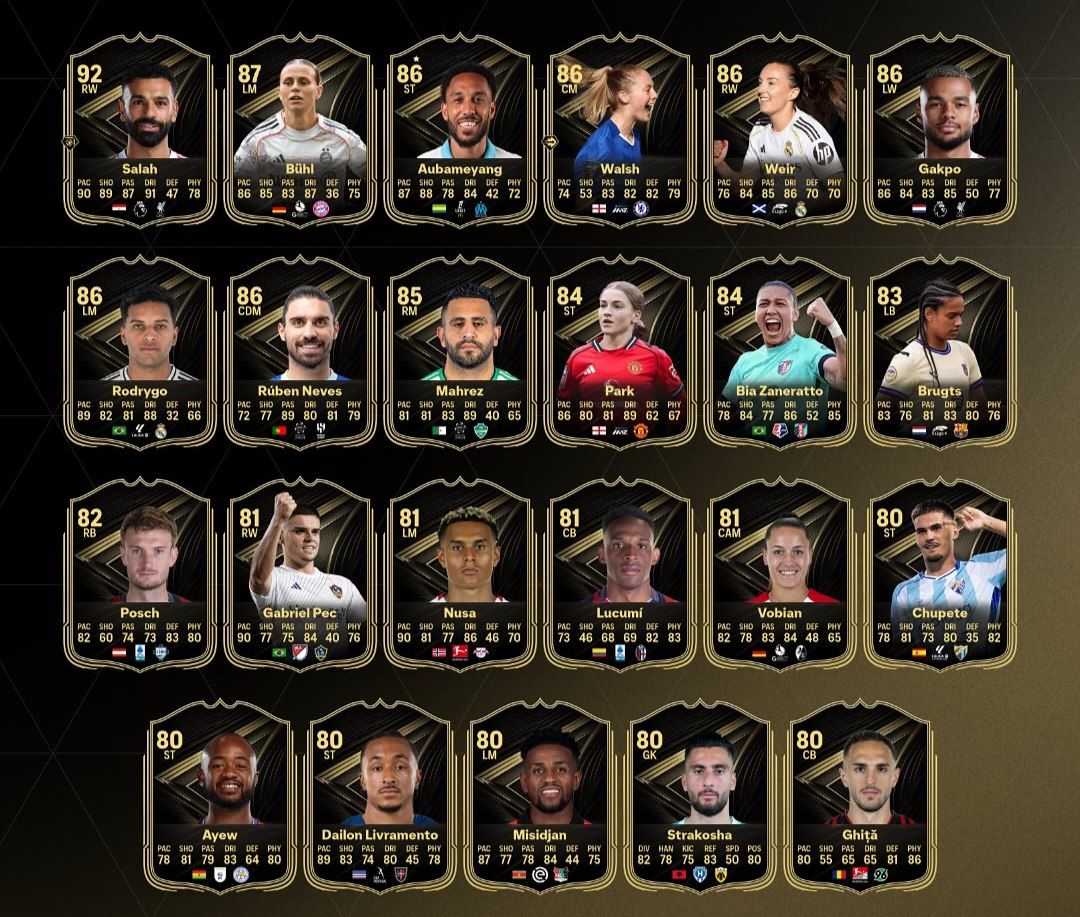 تیم منتخب هفته پنجم EA FC 26 