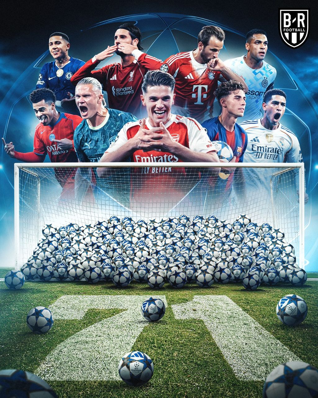 گل‌های هفته سوم لیگ قهرمانان اروپا