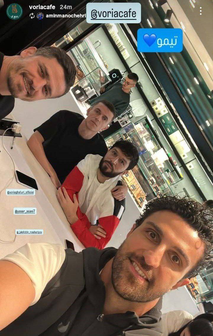 img_20251030_005311_432 عکس از ماشاریپوف آسانی منوچهری و وریا غفوری در کافه وریا