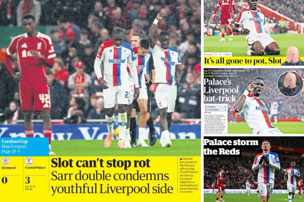 liverpool_lost-2025-10-30 تیتر روزنامه لیورپول